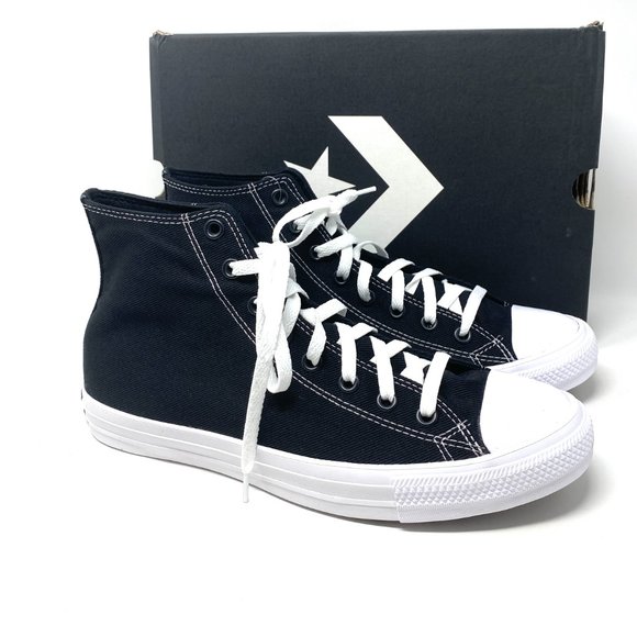 Converse Mens Size 165091C CTAS Space Racer Sport Black Canvas Hi Top Sneaker - Picture 6 of 11